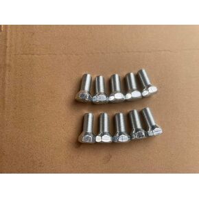 XYUXIN10pcs Wheel Bolts MT1046 JD20 MT2228 Replacement for John Deere 110 110H 112 112H 140 325 425 1600 1620 WF1620 3215 3235 8700 8800 Mowers, Gator 4X2 6X4 UTV