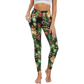 AFPANQZ Leggings with Pockets Women High Waisted Casual Butt Lift Leggings for Winter Fall Gym Yoga Fitness Workout Pants