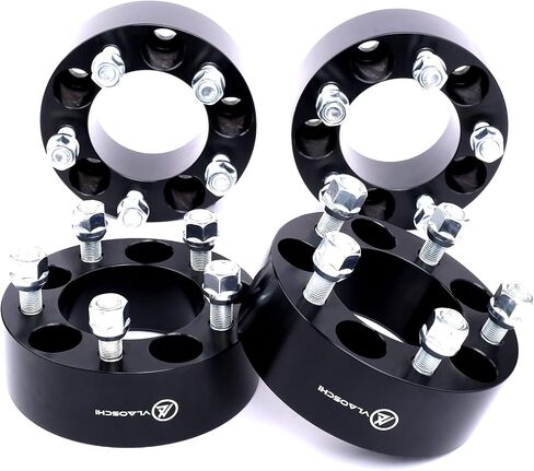 VLAOSCHI Black Forged 5x5 to 5x5.5 Wheel Adapters 2 Inch with 1/2" Studs Compatible with Jeep 5 Lug 5x127 to 5x139.7 Adapter for 2007-2018 Wrangler JK | 1999-2010 Grand Cherokee WJ WK - Pack of 4 in Saudi Arabia
