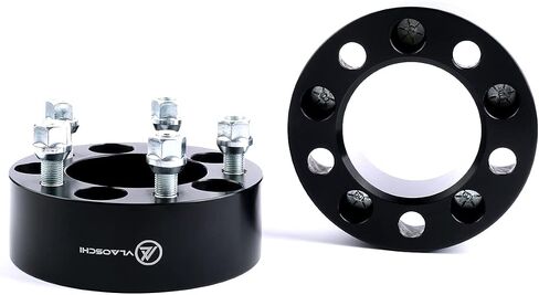 VLAOSCHI Black Forged 5x5 to 5x5.5 Wheel Adapters 2 Inch with 1/2" Studs Compatible with Jeep 5 Lug 5x127 to 5x139.7 Adapter for 2007-2018 Wrangler JK | 1999-2010 Grand Cherokee WJ WK - Pack of 4 in Saudi Arabia