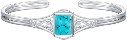 سوار من حجر الفيروز الأصلي المربع للنساء in Kuwait