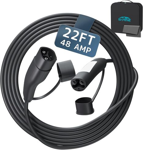 25ft Extension Cord for Tesla 11kW 48A 240V Extension Cable for Tesla Charger Compatible with Model 3/Y/X/S/Cybertruck, Extension Cord with NACS Plug for Level 1 & 2 Tesla Wall Connector in Saudi Arabia