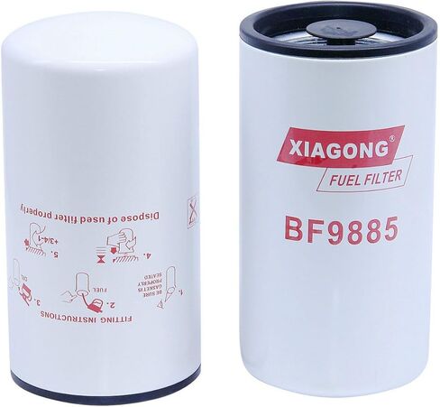 استبدال فلتر الوقود BF9885 P555776 FF5776 2864993 2893612 3685306 4331007 5599456 (عبوة من 1) in Kuwait
