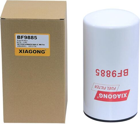 استبدال فلتر الوقود BF9885 P555776 FF5776 2864993 2893612 3685306 4331007 5599456 (عبوة من 1) in Kuwait