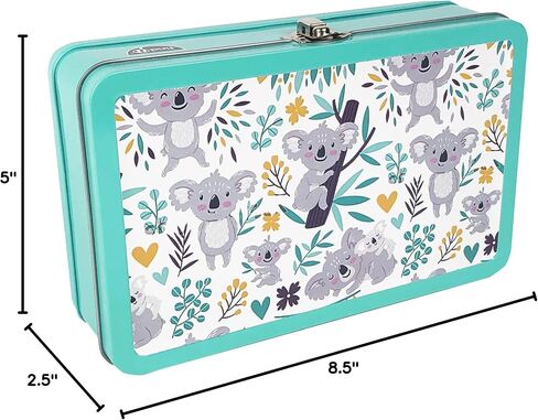 Find It Tin Pencil Supply Box FT07593 Koala Bears Standard in Saudi Arabia