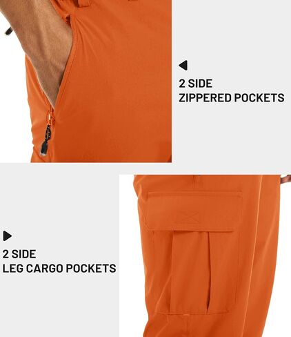 TACVASEN Men's Capri Pants Long Shorts Below Knee Cargo Shorts 3/4 Hiking Lightweight Quick Dry with Pockets for Workout in Saudi Arabia