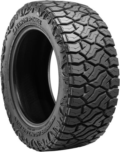 Venom Power Terra Hunter R/T+ إطار شعاعي للشاحنة الخفيفة للطرق الوعرة والطين لجميع التضاريس - 37X13.50R26LT 37X13.50X26 37X13.50-26 117Q نطاق التحميل F LRF 12-Ply BSW جدار جانبي أسود in Kuwait