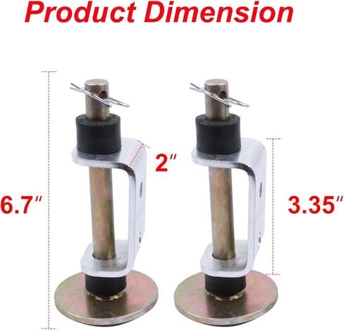 ELITEWILL 2 قطعة حذاء التزلج على الجليد العالمي محراث الثلج مجموعة أدوات التزلج تشمل التزلج وغسالات مناسبة للمركبة UTV in Kuwait