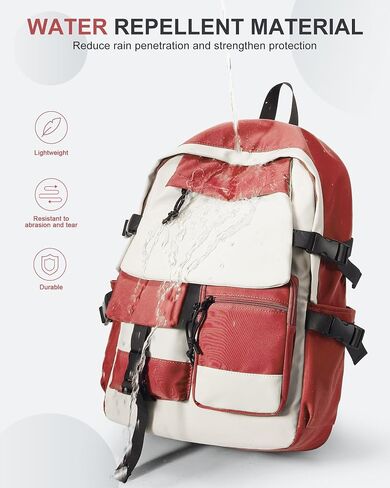 winspansy Small Beige Backpack for College,Waterproof Travel Canvas Carry on Backpack for Women Men,Lightweight Casual Bookbag Backpacks Rucksack Mochila de Viaje in Saudi Arabia