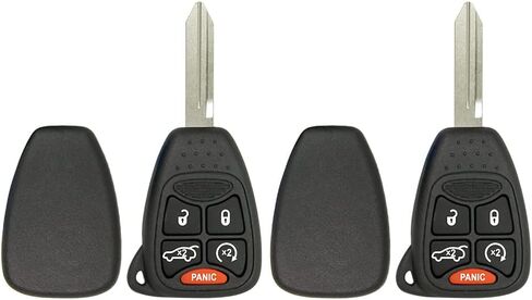 Keyless2Go Replacement for 5 Button Remote Key Shell Chrysler Jeep Dodge OHT692427AA- 2 Pack in Saudi Arabia