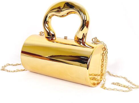 حقيبة يد أكريليك عصرية، محفظة أكريليك Y2K؛ محفظة يد سوداء/فضية/ذهبية للنساء in Kuwait