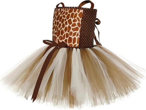 Girls Animal Costumes for Kids Halloween Christmas Jungle Party Fancy Tutu Dress Up Clothes in Kuwait