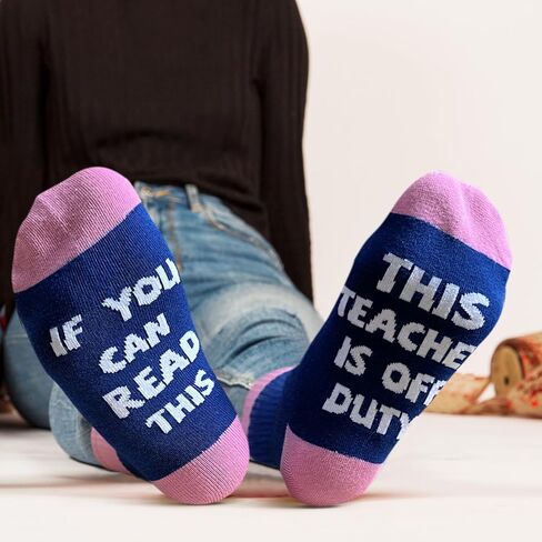 If You Can Read This - Funny Womens Mens Socks, Crew Socks Birthday Gifts for Friends Coworker in Kuwait