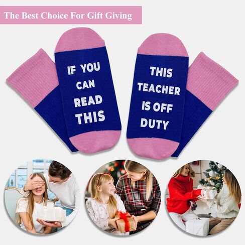 If You Can Read This - Funny Womens Mens Socks, Crew Socks Birthday Gifts for Friends Coworker in Kuwait