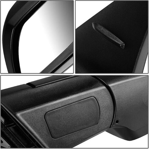 DNA Motoring OEM-MR-TO1320253 Factory Style Powered+Heated Left Side View Door Mirror Compatible with 07-13 Toyota Tundra / 08-13 Sequoia in Saudi Arabia