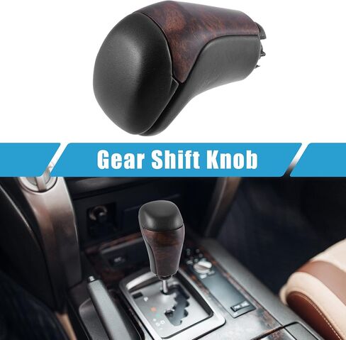 Car Automatic Gear Stick Shift Knob Gear Shift Knob Stick Shifter for Toyota Tacoma 2016-2021 Highlander 2014-2019 Black Gold Tone in Saudi Arabia