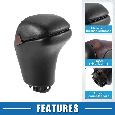 Car Automatic Gear Stick Shift Knob Gear Shift Knob Stick Shifter for Toyota Tacoma 2016-2021 Highlander 2014-2019 Black Gold Tone in Saudi Arabia