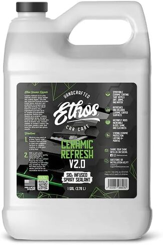 Ethos Ceramic Refresh - Ceramic Spray Sealant & Topper for Instant Gloss and 6+ Months of Protection Rejuvenates and Protects Ceramic Coatings in Kuwait