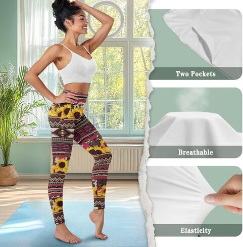 AFPANQZ Leggings with Pockets Women High Waisted Casual Butt Lift Leggings for Winter Fall Gym Yoga Fitness Workout Pants in Kuwait