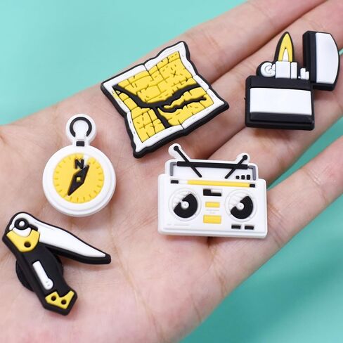 Shoe Charms for Clog Sandals, PVC shoe decoration Accessories for Adults Women Men Party Favor in Kuwait