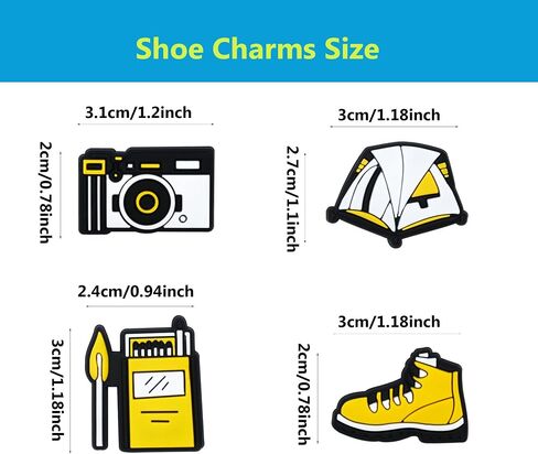 Shoe Charms for Clog Sandals, PVC shoe decoration Accessories for Adults Women Men Party Favor in Kuwait