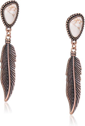 Rustic Couture's Dangle Tassal Earrings for Women Cowgirl Western Fringe Earrings Statement Country Jewelry in Saudi Arabia
