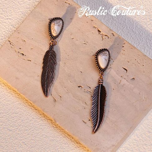 Rustic Couture's Dangle Tassal Earrings for Women Cowgirl Western Fringe Earrings Statement Country Jewelry in Saudi Arabia