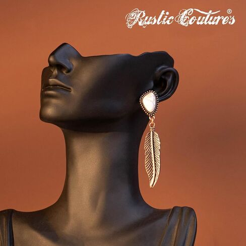 Rustic Couture's Dangle Tassal Earrings for Women Cowgirl Western Fringe Earrings Statement Country Jewelry in Saudi Arabia