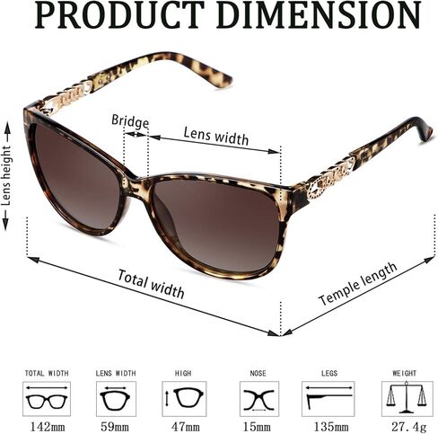 Sunglasses For Women Polarized Uv Protection Sunglasses For Women Polarized Trendy Sunglasses For Women in Saudi Arabia