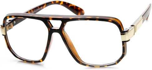 zeroUV Classic Square Frame Plastic Clear Lens Blue Light Aviator Glasses 8975 in Saudi Arabia