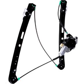 FINDAUTO Power Window Regulator Front Right Passenger Side fit for 2001-2005 for BMW 320i 741-485 Window Regulator and Motor Assembly with Motor
