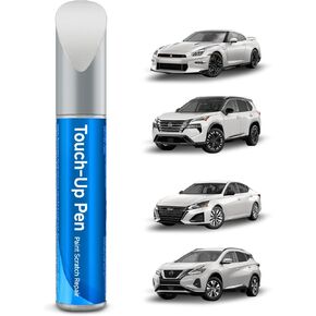 QAB Pearl White Tricoat Touch Up Paint Compatible with Nissan Exact Match Touch Up Paint Car Scratch Repair
