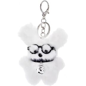 Cute Dog Keychain,Cute Stuffed Dog Keychain cute keychains Fashion Accessory Keychain for Backpacks