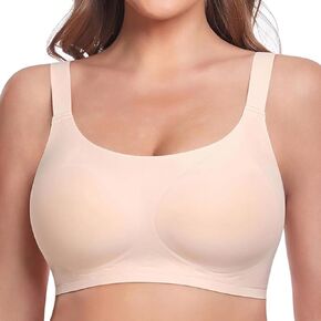Wireless Bras for Women with Support and Lift No Underwire Full Coverage Bralettes Ultra Comfort T-Shirt Bra