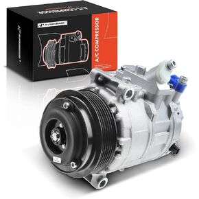 A-Premium A/C Compressor with Clutch Compatible with Mercedes-Benz C250 1.8L 2012-2015, SLK250 1.8L 2012-2015 (Not for with Magnetic Coupling Compressor)