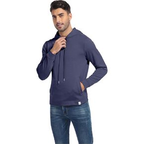 DEOLAX Mens Hoodies Pullover Sport Sweatshirt Men Hoodies Pullover Lightweight Comfortable Slim-Fit Sweatshirts for Men