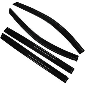 Window Visors Shade Sun Rain Wind Guards Deflectors Cover Acrylic Outside Replacement for Sienna 2004-2009