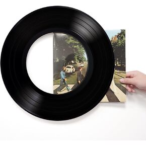 Acrylic Vinyl Record Display Frame Rack for Wall, Album Cover Holder Shelf Wall Mounted