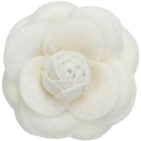 PATIKIL Camellia Flower Brooches, Vintage Fabric Flower Brooches Handmade Floral Pins for Women Hat Dress Shirt Tie Corsage