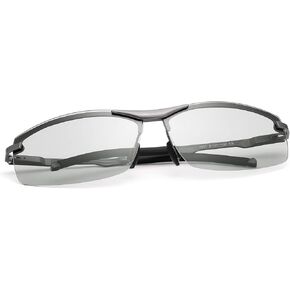 YIMI Men's photochromic lenses Polarized Driving Sunglasses transition safety Eyewear Day and Night Vision Glasses For Women