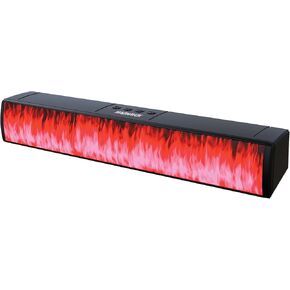 Magnavox MMA4020 Portable Speaker Soundbar with Bluetooth 5.0, Patented Vibrant LED Light Display, True 16 Watts RMS Sound, USB, TFT Playback, Great for Gaming, Stereo