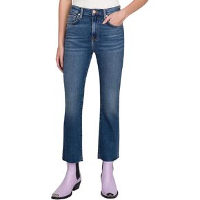 7 For All Mankind Women's High Waist Slim Kick Jeans