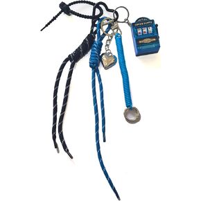 Rope Bag Charm, Heart-Shaped Keychains,Parts, Bag Pendants, Car Accessories,Leather Bag Charm for Boys and Girls.