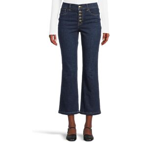 Madewell Women's Kick Out in Rinse with Patch Pocket in Larkspur