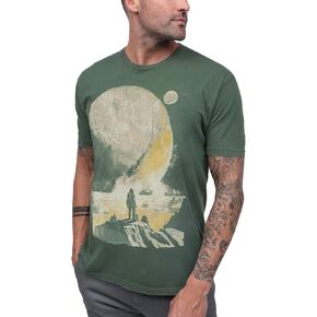 INTO THE AM Vintage Graphic Tees for Men S - 3XL Oversized Lightweight Retro Faded Soft Wash T-Shirt