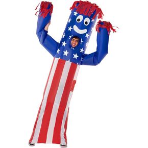 Morph USA Inflatable Costume Tube Dancer, Blow Up Guy Wacky Inflatable Tube Man Costume, Inflatable Wavy Arm Guy Costume, Inflatable Costume Adult Funny