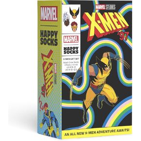 Happy Socks x Marvel Edition - fun cotton socks in a colorful gift box