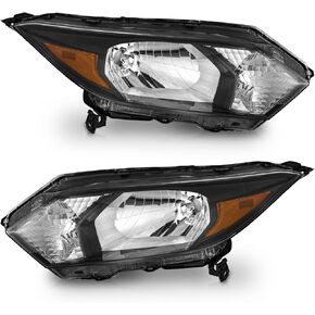headlights for 2016-2018 HONDA-HRV,for 2016 2017 2018 honda hrv headlamp Chrome Housing Amber Reflector Left+Right