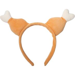 Totelux Thanksgiving Headband Turkey Leg Hair Band Chicken Drumsticks Hair Accessories for Women Adult Thanksgiving Party Supplies