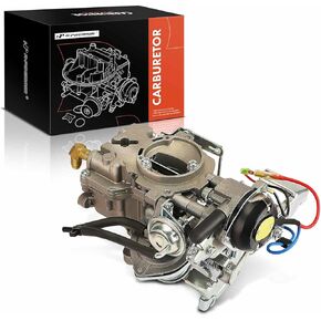A-Premium 1 Barrel Carburetor Compatible with Nissan H20 Engine, Komatsu TCM, Replace# 1601050K00, Electric Choke